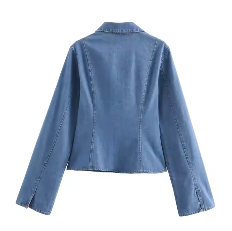 جاكيت جينز صيفي بربطة