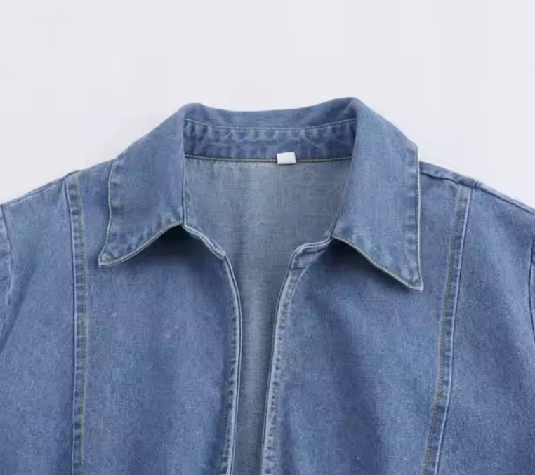 جاكيت جينز صيفي بربطة