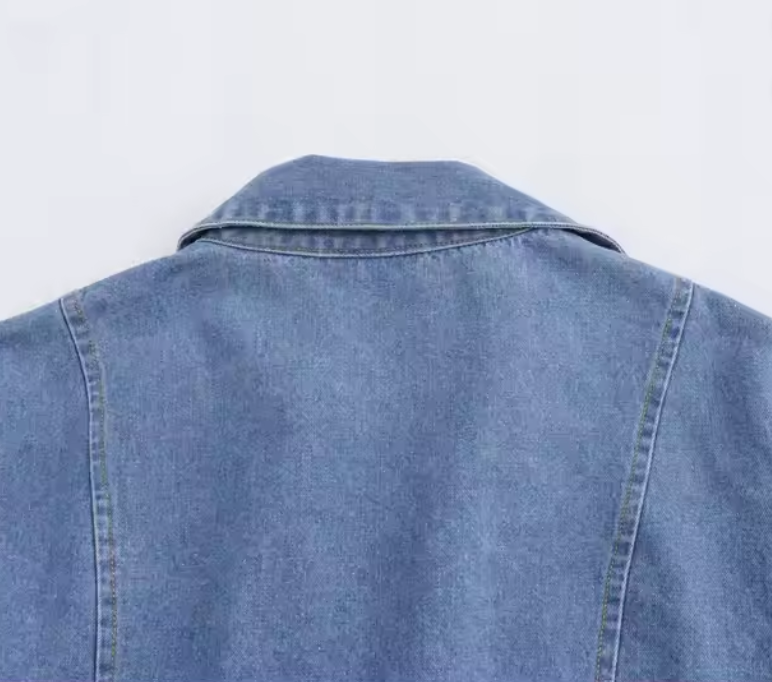 جاكيت جينز صيفي بربطة