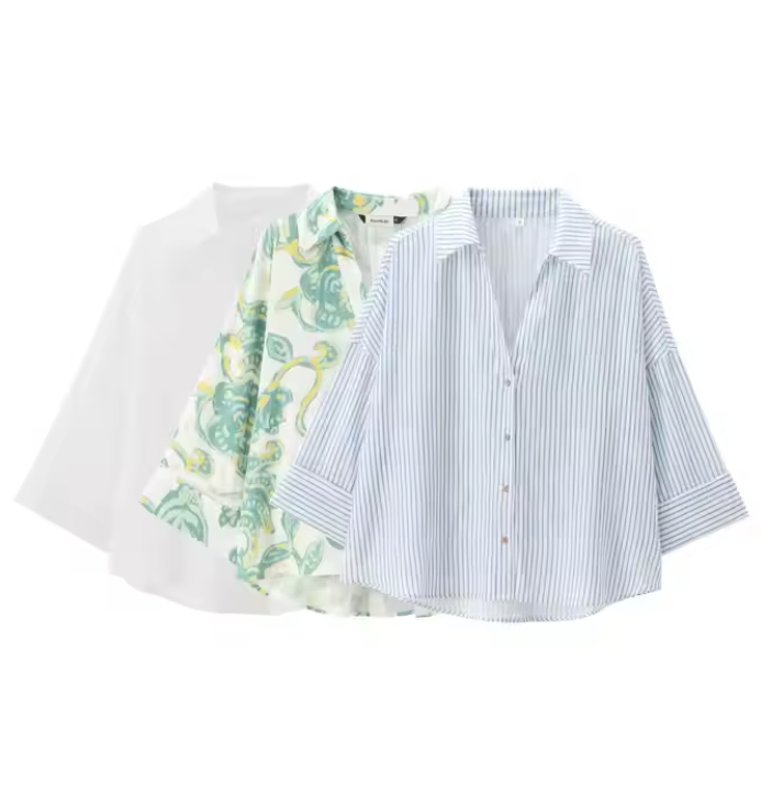 قميص صيفي بعدة نقشات