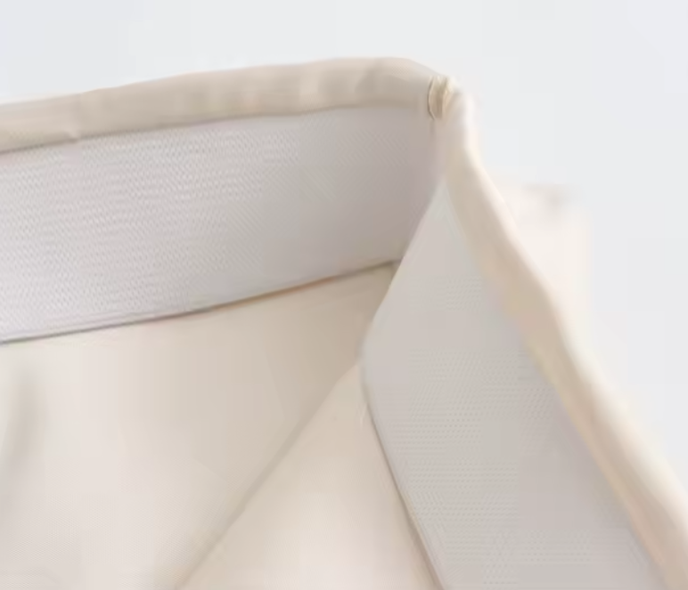 تنورة ستان بمغيط داخلي عند الخصر متوفرة بلونين