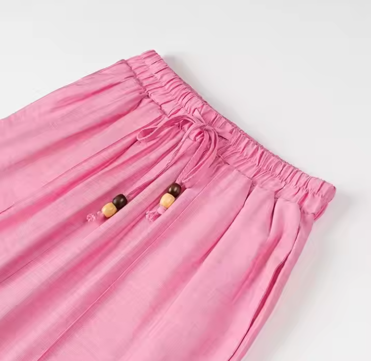 طقم قطعتين قميص بربطة وبنطلون متوفر بلونين