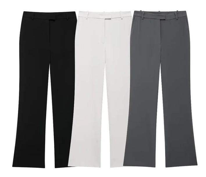 بنطلون قماش رسمي ( أسود ،أبيض ،كحلي ، رمادي غامق )