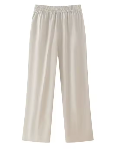 طقم قطعتين اوف وايت قميص وبنطلون