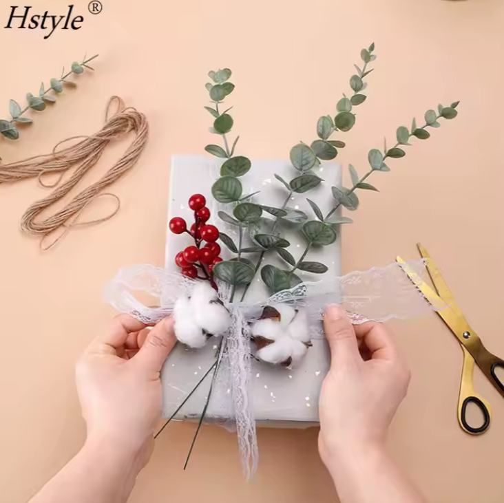 عروق ورد أخضر بشكلين مختلفين