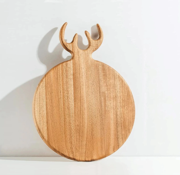 مفرمة حجم كبير خشب أكاسيا قياس 41*30سم