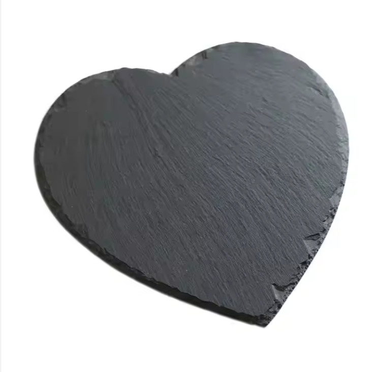 ألواح تقديم طعام حجر أسود طبيعي صحي متوفر بعدة أشكال وأحجام