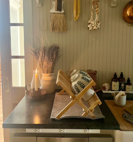 حمالة جلي خشب