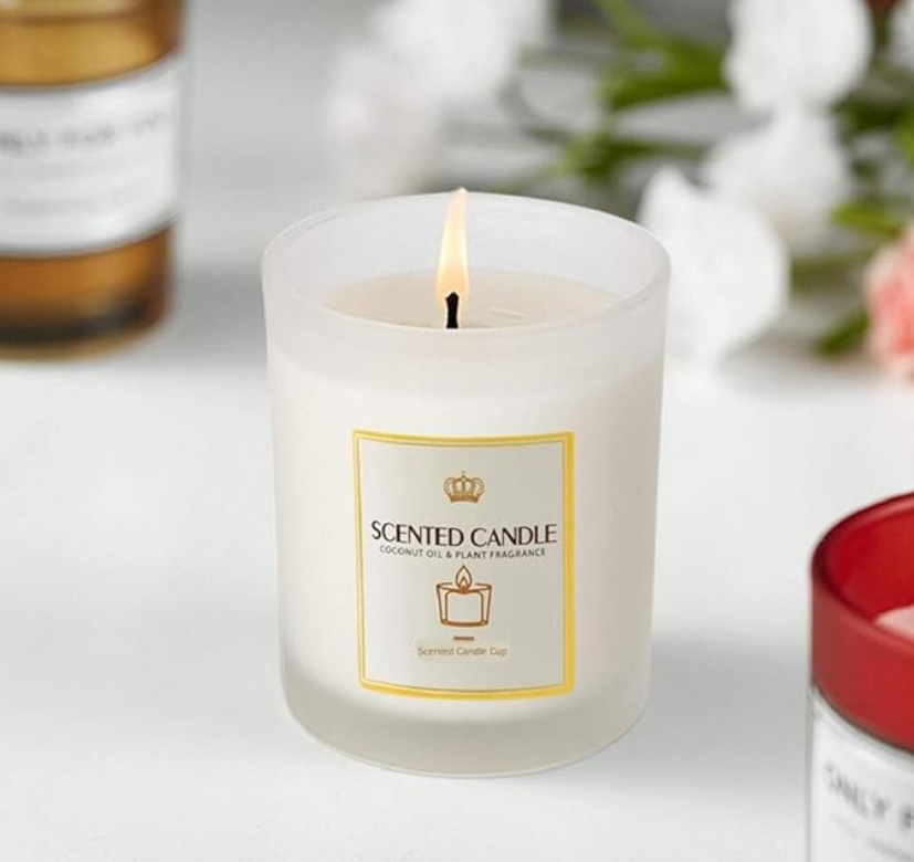 شمع برائحة ناعمة مهدئة للأعصاب