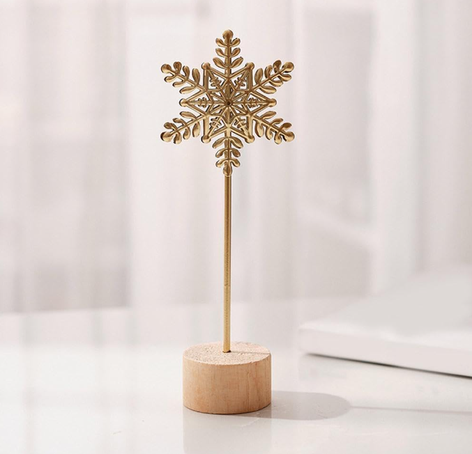 (نجمة ديكور (خشب + معدن