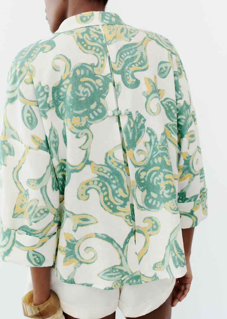 قميص Oversize بعدة نقشات