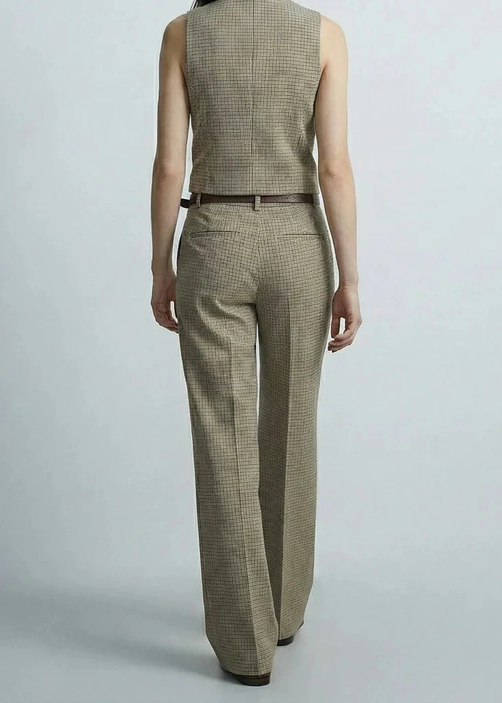 (VIP) طقم كلاسيك قطعتين كاروهات